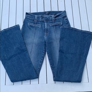 7 for all Mankind High-Rise Denim Bell Bottoms